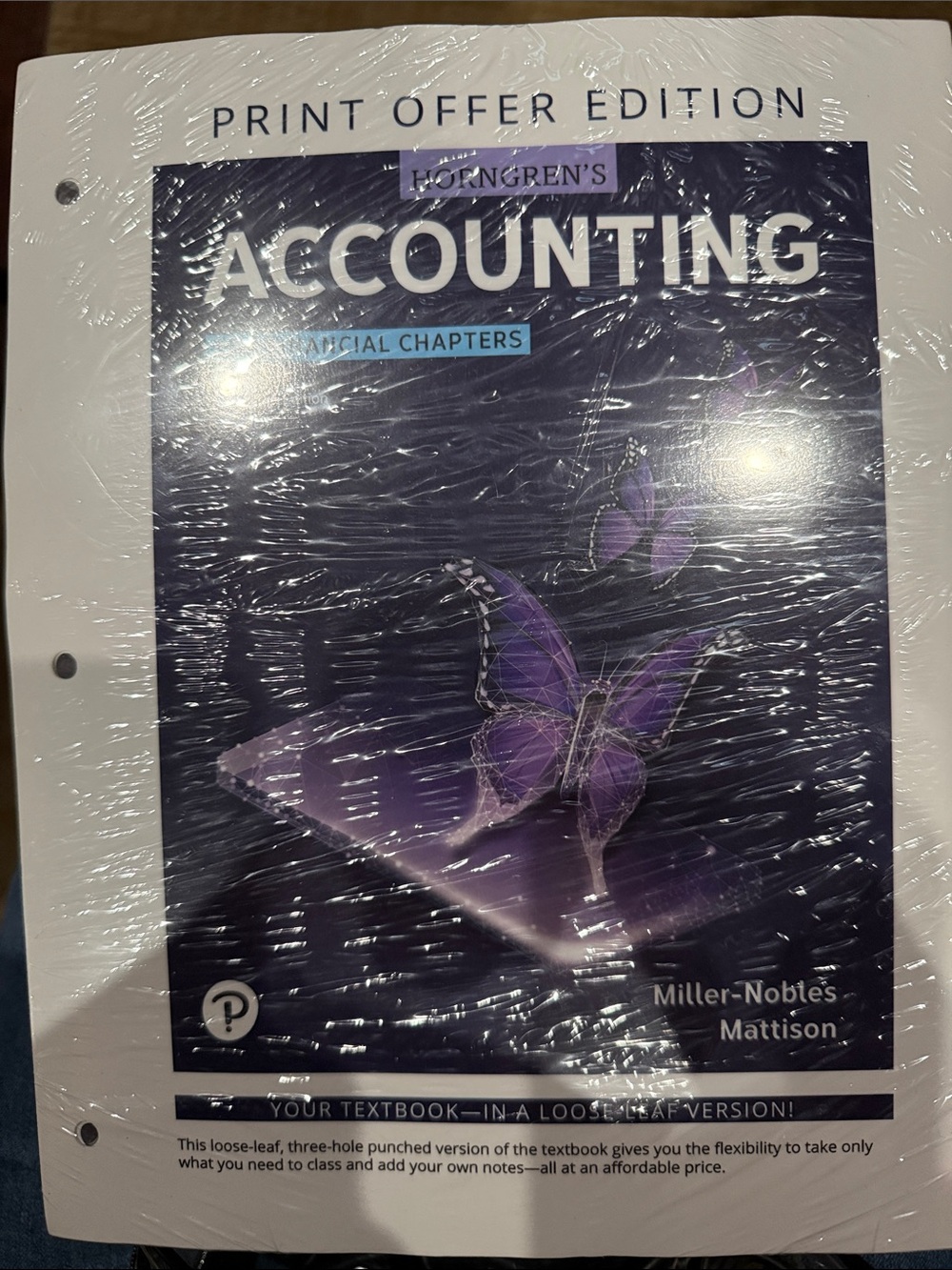 Accounting Print Offer Edition - Purple